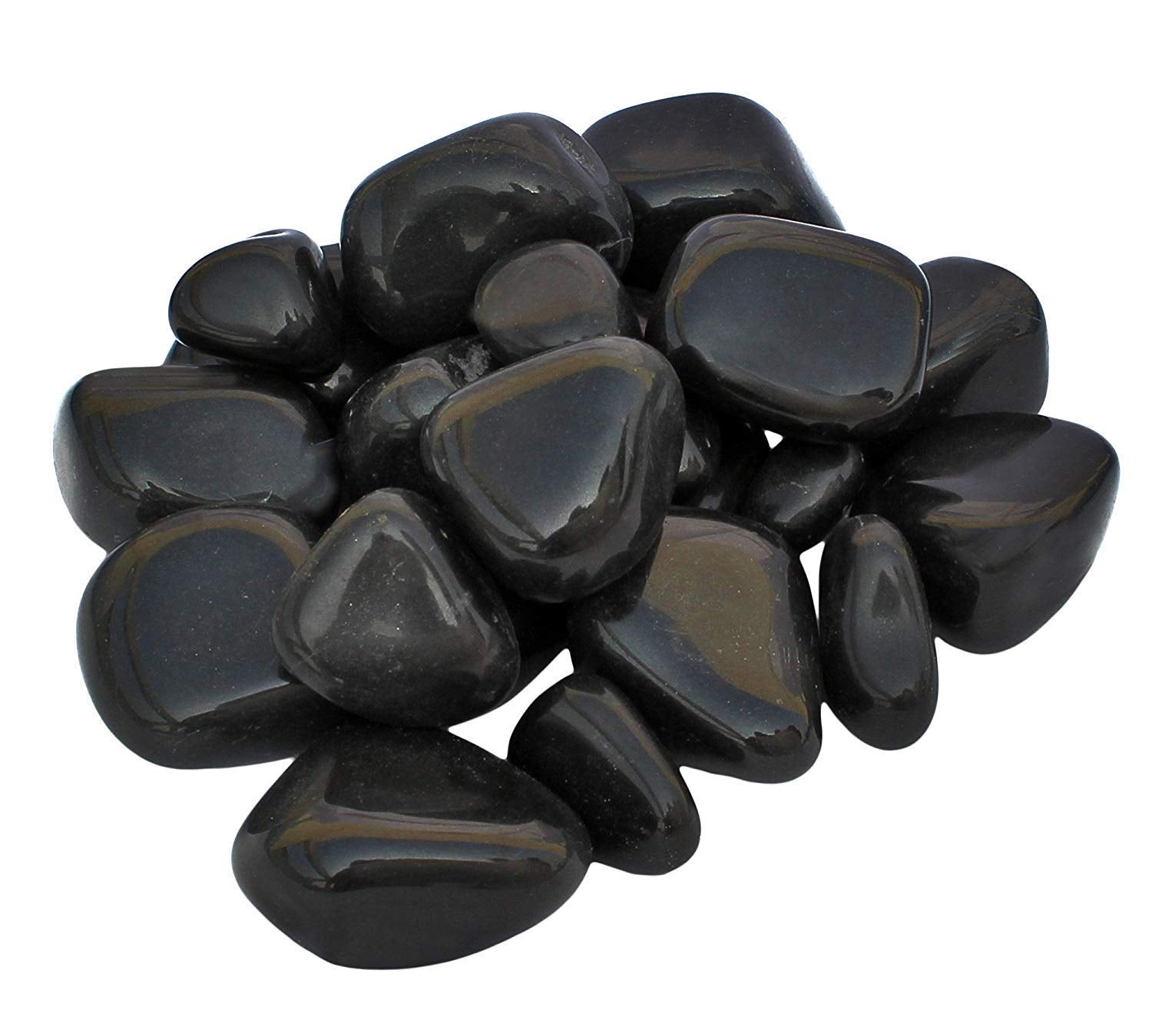 Polished Balck Decorative, Landscaping And Garden Stone Pebbles