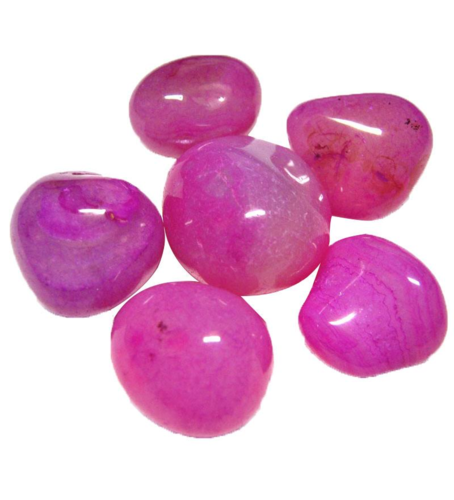 Onyx Pink Shiny Marble Glass Stone